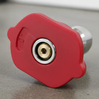 2 Pieces 0 Degree Nozzle Quick Connect Washer Spray Head Long-Lasting Metal