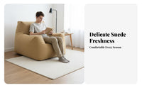 Removable and Machine-washable Cover Bean Bag Armchair Space Saving Lounge Chair Comfortable Design Soft Seating Modern aesthetic for Adults, Students, video game enthusiasts, Living Room, Lounging, Apartment, literary alcove