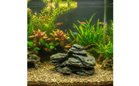 Turtle Basking Perch Water Permeable Reptile Basking Rock elevated Temperature Fired Ceramic Rock Cave for Turtles, Reptiles