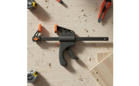 Strong Grip Quick Release F-Clamp Heavy Duty Quick Release Bar Clamp Long-Lasting Construction Hand Tool Non-Slip Pads for Woodworkers, Carpenters