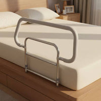 No-Drill Installation Bedside Fall Protection Non-Slip Grip Bedside Safety Handle Tool-Effortless Assembly Elderly Bed Grab Bar Stable Support for Women, Disabled People, Post-Surgery Patients