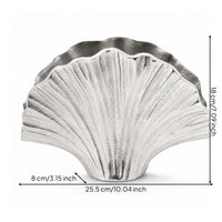 Ginkgo Foliage Vase Modern Aluminum Vase Decorative for Decorators, Entryway