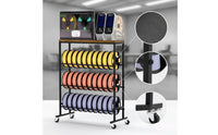 Filament Storage Cart Large-Capacity Filament Cart with Storage Board Spool Holder 3-Tier Rolling for 3D Printing Hobbyists
