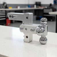 Three Sphere Adjustable Trailer Hitch Resistant Adjustable Truck Trailer Hitch drop/height Adjustment for Unpaved Terrain