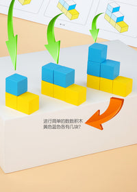 Wooden Building Blocks Educational Toy for Kids