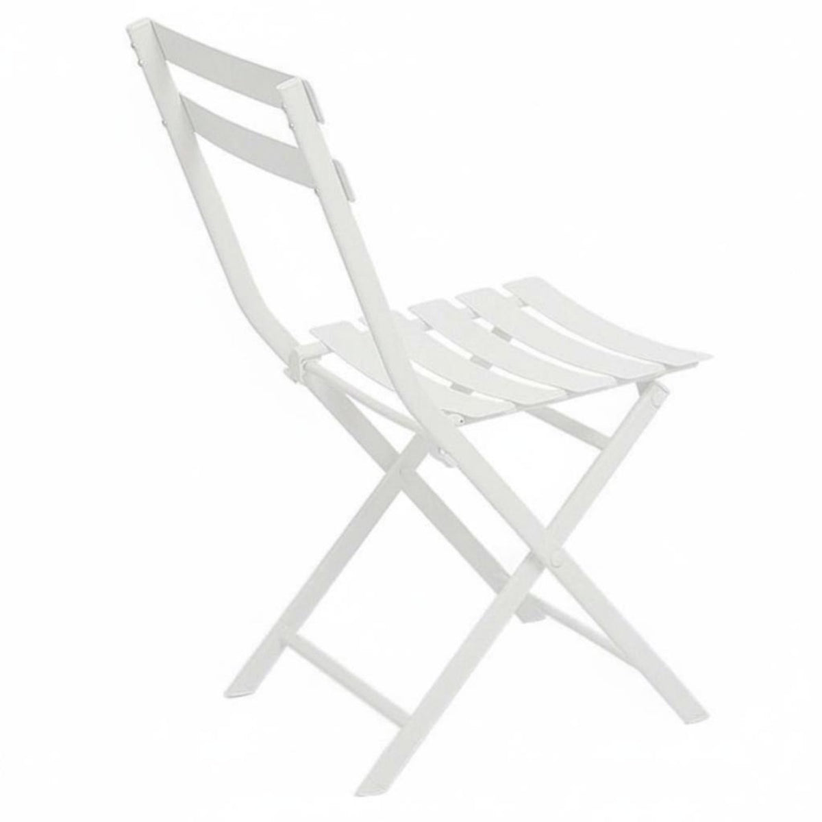 Photogenic Wireframe Loop rear Chair Folding Seating Furniture Stylish Design Space-Saving for Young Adults, Interior Decorators, Apartment Dwellers