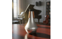 Trumpet Practice Mute Cork Pads Aluminum Trumpet Mute for Instrumentalists, Beginners, Apartments, Offstage Warmup