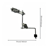 Cowbell Holder Bracket Adjustable Cymbal Arm Extension Universal Compatibility Cymbal Mount Extension for Stage Performance