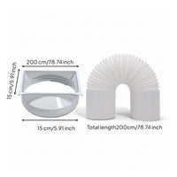 Portable Air Conditioner Exhaust Hose Adapter Compatible Exhaust Tube Fitting Airtight