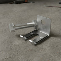 Wall Barbell Storage Rack Stainless Steel Wall Mount Barbell Holder Small-Footprint Workout Zone Equipment for Athletes