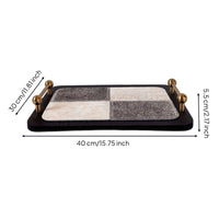 Rectangular Tray with Handles