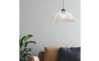 Bohemian Pendant Light Shade Artistic Design Macrame Ceiling Light Shade Crochet Lamp Cover for Bedroom, Cafe