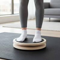 Waist Rotating Disc Easy to Use Waist Rotator Board Heavy Duty Wooden Rotation Disc for Home Workout
