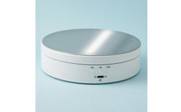 USB Powered Electric Display Turntable Metal Top Jewelry Display Turntable Slim Design