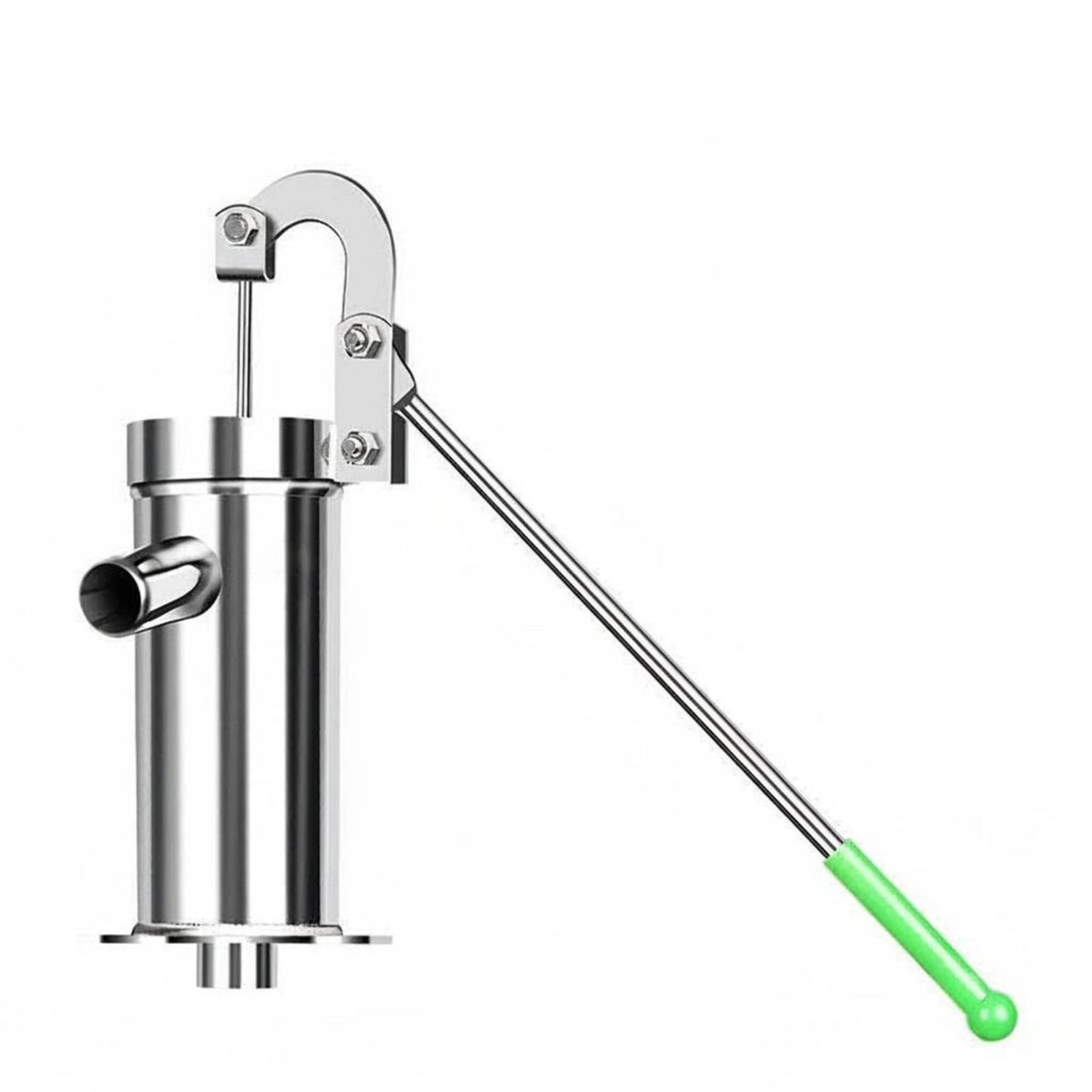 Leak-Proof Stainless Steel Hand Pump Heavy Duty Hand Press Water Pump High Flow Rate Pumping Equipment for Farm, Garden, Yard