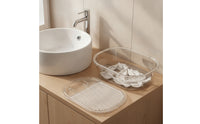 Laundry Basin with Washboard Lid Detachable for Dorm Rooms, Apartments, Students