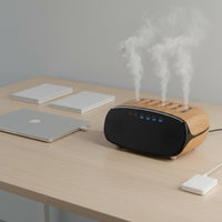 Multi Spray Humidifier RGB Lights Bluetooth Humidifier Built-in Speaker Mist Machine for Desk, Office