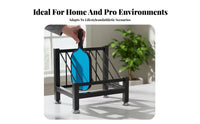 Metal Pickleball Display Rack Slotted Pickleball Paddle Rack Compact Tabletop Paddle Stand Upright for Counter, Desk
