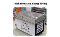 Energy Saving Chest Freezer Insulation Cover Waterproof Freezer Insulated Cover Thickened Design for Families, Supermarkets, Garages, Garage