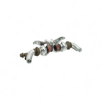 Twin Pipe Model Car Exhaust Silver Finish Scale Tailpipe Single-Unit Custom Style Auto Part Long-Lasting