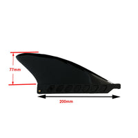 Shallow Water Design Surfboard Center Fin Universal Fit Soft TPU Fin for White-Water