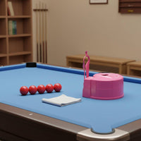 Snooker Ball Rack Training Tool Semi Automatic Pool Rack Accurate Positioning Pool Ball Holder for Beginners, Practice