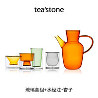 teastone上古逻辑琉璃茶杯水杯玻璃杯泡茶送礼茶具套装杯子礼盒