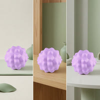 Manual Textured Massage Ball Handheld Massage Ball with Bumps Palm-Sized Spherical Body Massager Compact for Muscle Relief, Trigger Point Treatment, Gym