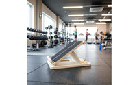 Wooden Slant Board Portable Design Wooden Incline Board Non-Slip Surface Calf Stretcher for Therapeutic Patients, Beginners, Stretching