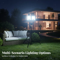 Power-Storing Illuminating Task Complete Panoramic Lighting Degree Lighting Adjustable Tripod Floodlight Sturdy Portable Emergency Light