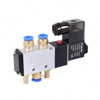 Electromagnetic Directional Valve Corrosion-Resistant Pneumatic Solenoid Valve Electric Responsive for Air-Cylinder Control