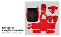 Thick Padding Boxing Safety Set Long-Lasting Material Full Body Protection Kit Wear-Resistant for Boxers, Beginners, Competition, Gym, Dojo