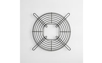 Black Fan Guard with Central Opening Round Wire Fan Guard Rigid Debris Guard Long-Lasting for Technicians, Refrigeration