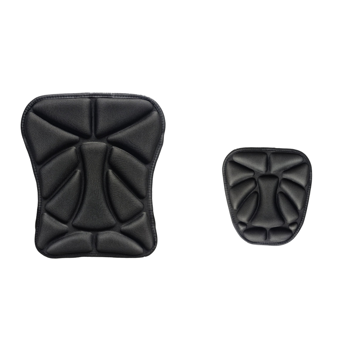 2 Pieces Motorcycle Seat Cushion Quilted Motorcycle Saddle Cushion Scooter Seat Pad Padded 3D Honeycomb for Motorcyclists