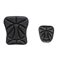 2 Pieces Motorcycle Seat Cushion Quilted Motorcycle Saddle Cushion Scooter Seat Pad Padded 3D Honeycomb for Motorcyclists