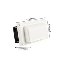 12V RV Side Vent Fan Compact RV Side Exhaust Fan Easy to Install