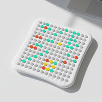 Multiple Entertainments in 1 AI Gomoku Board Game Adjustable Difficulty Levels AI Electronic Board Game Offline Play Smart Electronic Chessboard 2-Player Mode for Family, Adults, Beginners, Travel