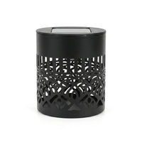 Decorative Solar Projection Wall Light with Metal Housing Wireless Solar Mandala Light Energy Saving Eco-Friendly for Courtyard