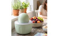 Rechargeable Ice Cream Maker Cordless Ice Cream Machine Portable Chilled Dessert Machine Compact for Families, Small Kitchens