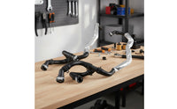 2 Pieces Heater Outlet & Inlet Hose Assembly Black Rubber Heater Hose Assembly with Clamps High-Temperature Auto Part for Mechanics, Home Mechanics