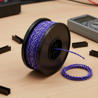 16 Gauge Car Speaker Wire Easy Installation Four Color Speaker Cable High Conductivity Audio Cable for Door Panel