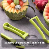 3 Pieces Fruit Carving Tool Set Easy Removal Fruit Baller and Carver Set Fruit Ladle Ing Implement and Baller Multifunctional