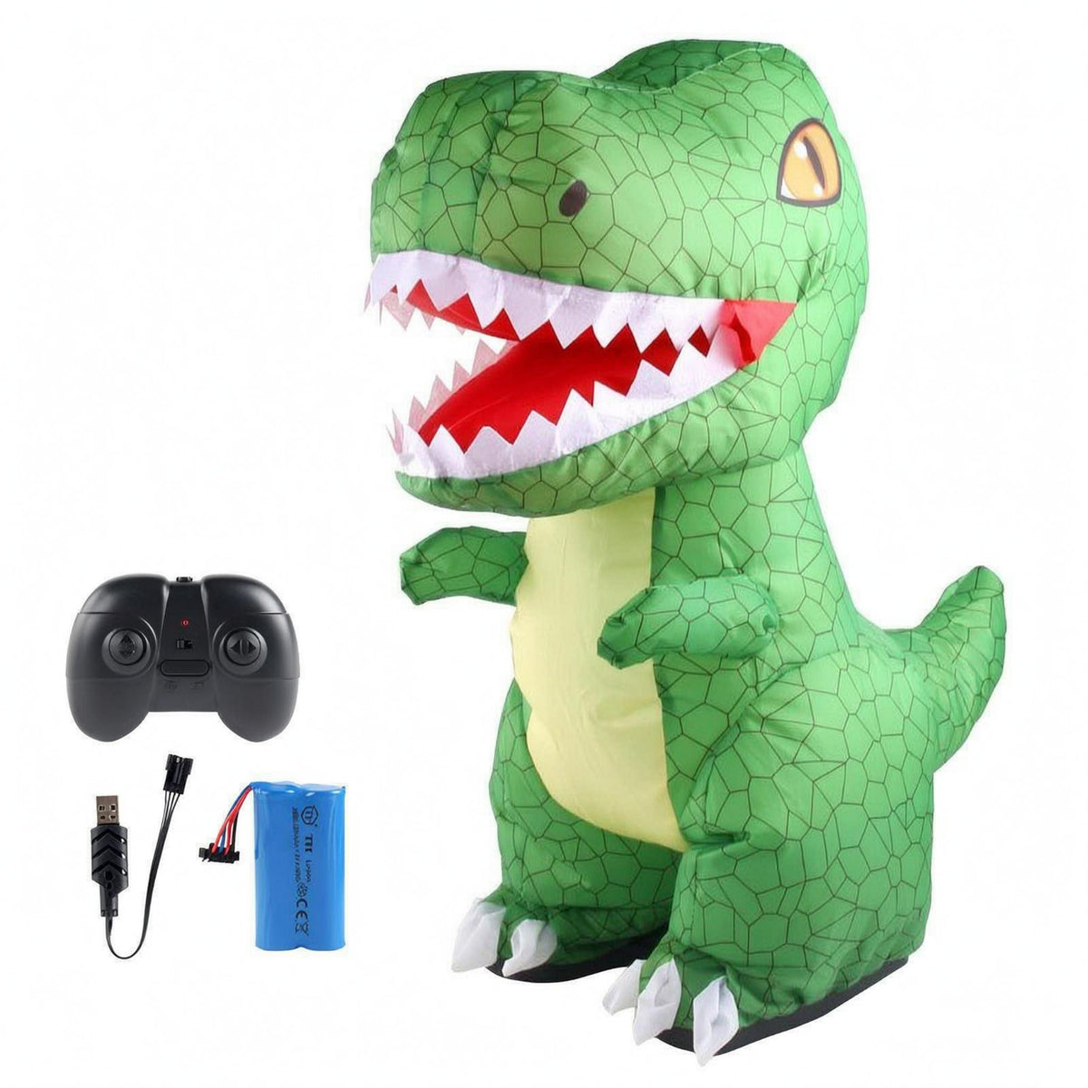 Inflatable Distant-Control Dinosaur Wear-Resistant Inflatable Tyrannosaurus Toy Distant-Control Dinosaur Toy Textured Kids