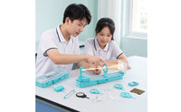 Educational Optics Experiment Kit with Carrying Case Hands-on Physics Optics Experiment Kit Portable Allcomplete for Homeschoolers, Classroom
