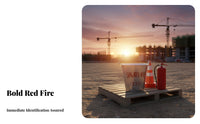 Heavy Duty Semi-Circular Fire Pail Thickened Bottom Wall-Mounted Sand Pail Long-Lasting Metal Firefighting Pail Wide Opening for Safety Officers, Property Managers, Factory Workers, Gas Stations, Factories, Warehouses, Workplaces