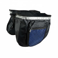 2 Side Bags Double Bike Pannier Large Capacity Rear Rack Pannier Bag for Shopping