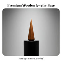 Wooden Jewelry Display Stand Solid Wood Jewelry Display Stand Elegant Design for Retailers, Retail Sellers, Boutique, Craft Fair, Roomy Wardrobe
