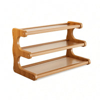 Desktop Corner Shelf Modern Corner Storage Rack Trapezoidal for Coffee Bar