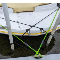 Shock Absorbing Bungee Dock Line Easy to Use Elastic Mooring Rope Quick Docking