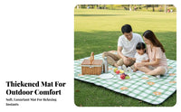 Waterresistant Foldable awaydoor blanket Sheet Moistureresistant Camping Mat Portable Design Ground Cover Lightweight for awaydoor blanketkers, Beachand-to ventureers, Families